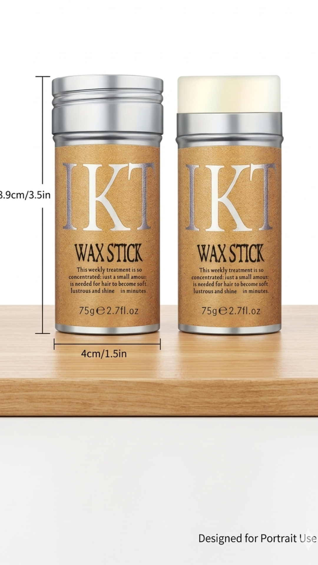2x1 IKT WAX STICK — CERA CAPILAR EN BARRA 75g