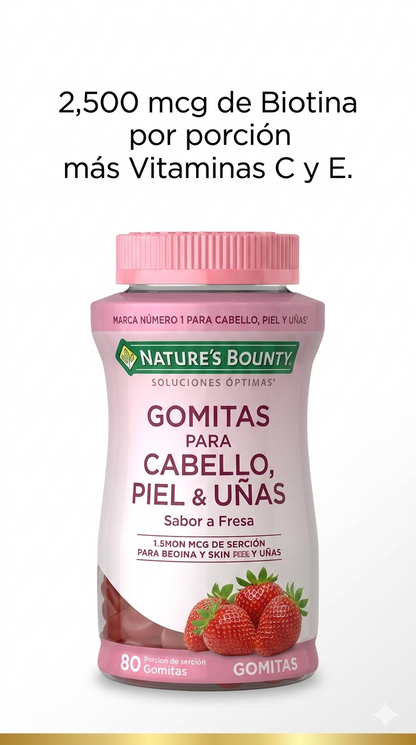 GOMITAS DE COLAGENO- PELO, PIEL Y UñAS
